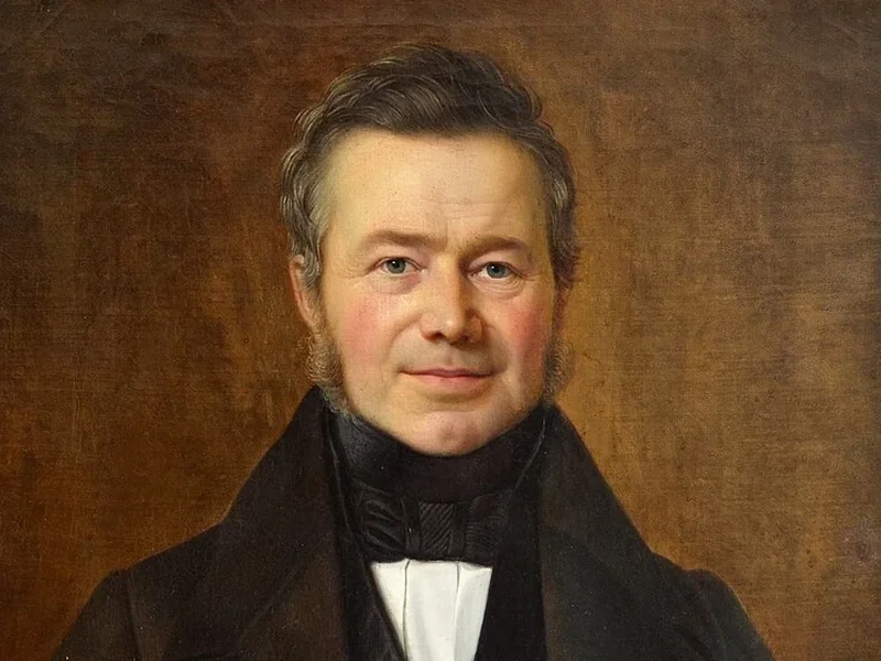 1784-Carl Sieg - Mezzo ritratto di uomo, 1841
